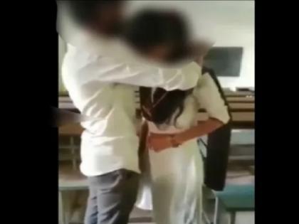 Video: 2 minor students 'marry' in classroom in Andhra Pradesh; action initiated after video viral | नाबालिग लड़का-लड़की ने क्लास रूम में कर ली शादी, वीडियो वायरल होने पर मचा बवाल