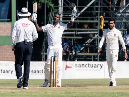 Zimbabwe vs Sri Lanka: Angelo Mathews maiden double century puts Sri Lanka in control vs Zimbabwe in Harare Test | ZIM vs SL: एंजेलो मैथ्यूज ने ठोकी पहली डबल सेंचुरी, श्रीलंका ने हरारे टेस्ट में जिम्बाब्वे पर कसा शिकंजा