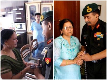 Lt General Anil Bhatt meets parents of Major Chitresh Bisht & VS Dhoundiyal on behalf Bipin Rawat | एक शादी से 19 दिन पहले शहीद तो दूसरा पहली मैरिज एनिवर्सरी नहीं मना पाया, बिपिन रावत की ओर से परिजनों से मिले लेफ्टिनेंट जनरल