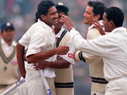 Anil Kumble On this day in 1999 took all ten wickets in a Test innings vs Pakistan in Delhi | अनिल कुंबले ने आज ही के दिन 1999 में झटके थे एक टेस्ट पारी में सभी 10 विकेट, भारत को दिलाई थी यादगार जीत