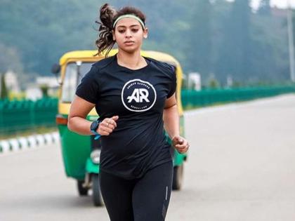 Ankita Gaur, a 5-month pregnant woman, completed 10 kilometers in 62 minutes | 5 माह की गर्भवती महिला अंकिता गौड़ ने 62 मिनट में पूरी की 10 किलोमीटर की दौड़