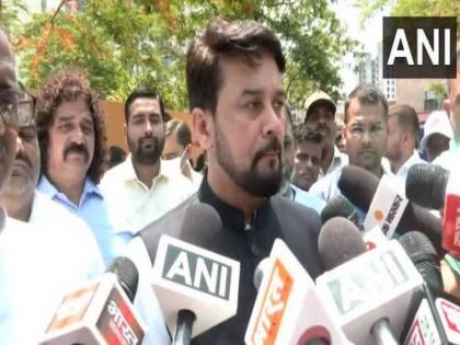 Anurag Thakur to wrestlers all demands are being met allow police to complete probe | प्रदर्शनकारी पहलवानों से बोले अनुराग ठाकुर- सभी मांगें पूरी की जा रही हैं, पुलिस को जांच पूरी करने दें Anurag Thakur to wrestlers all demands are being met allow police to complete probe | प्रदर्शनकारी पहलवानों से बोले अनुराग ठाकुर- सभी मांगें पूरी की जा रही हैं, पुलिस को जांच पूरी करने दें