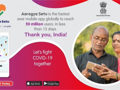 Corona virus Delhi AarogyaSetu India’s app to fight COVID-19 has reached 50 mn users in just 13 days | Aarogya Setu app: उपयोगकर्ताओं की संख्या केवल 13 दिनों में 5 करोड़, दुनिया में तीव्रता से लोकप्रिय होने वाला एप