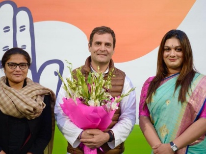 Apsara Reddy appointed the first transgender National General Secretary of Mahila Congress | ट्रांसजेंडर अप्सरा रेड्डी को राहुल गांधी ने बनाया महिला कांग्रेस की राष्ट्रीय महासचिव, सोशल मीडिया पर हुई वाहवाही
