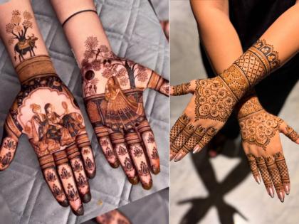 Karwa Chauth 2025 latest mehndi designs Apply mehndi on your hands | Karwa Chauth 2025: हाथों में रचाएं पियां के नाम की मेहंदी, करवा चौथ पर ये लेटेस्ट मेहंदी डिजाइन बढ़ाएंगे आपकी खूबसूरती Karwa Chauth 2025 latest mehndi designs Apply mehndi on your hands | Karwa Chauth 2025: हाथों में रचाएं पियां के नाम की मेहंदी, करवा चौथ पर ये लेटेस्ट मेहंदी डिजाइन बढ़ाएंगे आपकी खूबसूरती