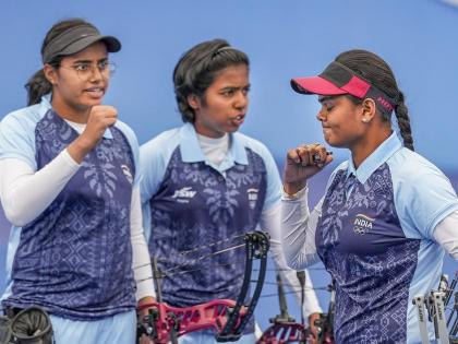Archery World Cup Stage 3 won gold medal Jyothi Surekha Vennam, Aditi Swami Parneet Kaur beat Estonia 232-229 title clash win hat-trick World Cup in 2024 see video | Archery World Cup Stage 3: म्हारो बेटियों ने रचा इतिहास, विश्व कप में स्वर्ण पदकों की हैट्रिक, एस्टोनिया पर 232-229 से जीत, देखें ऐतिहासिक वीडियो Archery World Cup Stage 3 won gold medal Jyothi Surekha Vennam, Aditi Swami Parneet Kaur beat Estonia 232-229 title clash win hat-trick World Cup in 2024 see video | Archery World Cup Stage 3: म्हारो बेटियों ने रचा इतिहास, विश्व कप में स्वर्ण पदकों की हैट्रिक, एस्टोनिया पर 232-229 से जीत, देखें ऐतिहासिक वीडियो