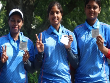 archery world cup 2018 india women compound team wins silver medal | तीरंदाजी विश्व कप: भारतीय महिला कम्पाउंड टीम एक अंक से पिछड़ी, सिल्वर मेडल जीता