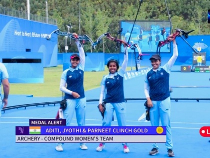 Asian Games 2023 Indian Womens team beats Chinese opponent clinched gold | Asian Games 2023: तीरंदाजी में भारतीय महिला टीम ने चीन को दी मात, गोल्ड पर किया कब्जा
