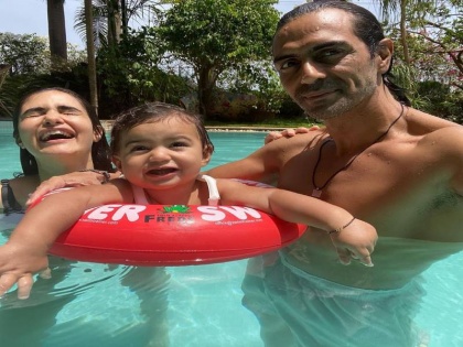 Arjun Rampal Introduces His Son Arik To The World On His First Birthday | अर्जुन रामपाल ने बेटे के बर्थडे पर शेयर कीं शानदार तस्वीरें, फैंस को पहली बार दिखाया चेहरा