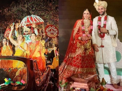 armaan jain and anissa malhotra wedding bachchans kapoors ambani reached | कपूर खानदान में बजी शहनाई,अमिताभ बच्चन से लेकर इन सितारों ने की शिरकत-देखें फोटो