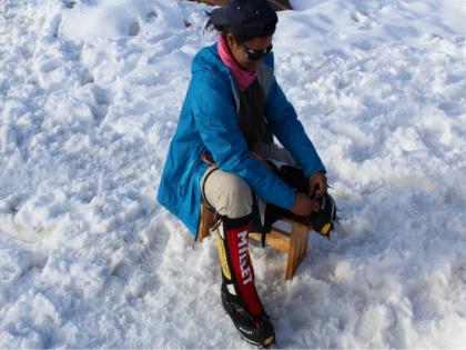 arunima sinha cries at mahakal temple in ujjain | महाकाल के सामने रो पड़ीं एवरेस्ट फतह करने वाली अरुणिमा, ये बताई वजह arunima sinha cries at mahakal temple in ujjain | महाकाल के सामने रो पड़ीं एवरेस्ट फतह करने वाली अरुणिमा, ये बताई वजह