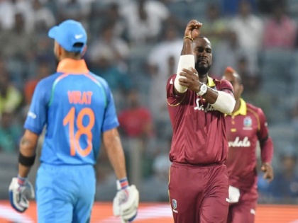 India vs West Indies: Ashley Nurse reveals reason behind his Babaji ka thullu celebration | Ind vs WI: मैन ऑफ मैच एश्ले नर्स ने किया खुलासा, बताया क्यों मनाते हैं 'बाबाजी का ठुल्लू' अंदाज में जश्न