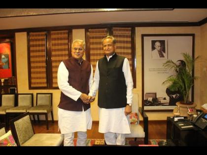 ashok gehlot bhupesh baghel sonia gandhi congress coal mining permit | अशोक गहलोत ने भूपेश बघेल पर कोयला खनन की मंजूरी में देरी का आरोप लगाया, पत्र लिख सोनिया गांधी से की दखल देने की मांग ashok gehlot bhupesh baghel sonia gandhi congress coal mining permit | अशोक गहलोत ने भूपेश बघेल पर कोयला खनन की मंजूरी में देरी का आरोप लगाया, पत्र लिख सोनिया गांधी से की दखल देने की मांग