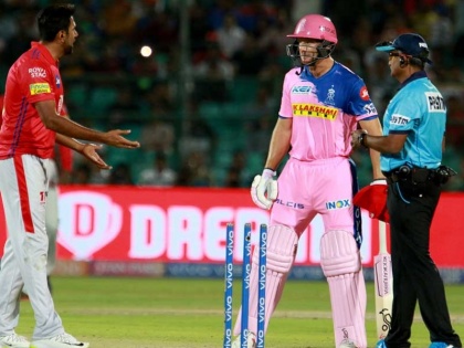 IPL 2019: Ravichandran Ashwin 'Mankads' Jos Buttler, sparks controversy | IPL 2019: रविचंद्रन अश्विन ने किया जोस बटलर को 'मांकड' आउट, खड़ा हुआ विवाद