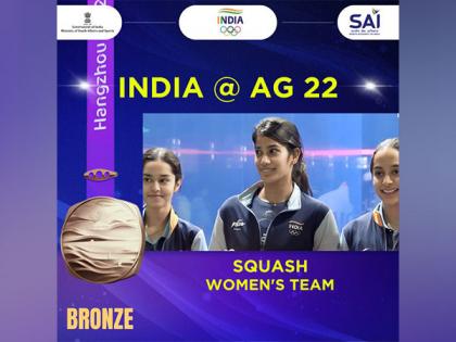 Asian Games 2023 Women's squash team won bronze medal in the semi-finals | Asian Games 2023: महिला स्क्वैश टीम ने सेमीफाइनल में जीता कांस्य पदक