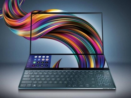 Asus Launched ZenBook Pro Duo laptop with dual-screen, know features, technical specification in hindi | Asus ने लॉन्च किया दो स्क्रीन वाला दुनिया का पहला लैपटॉप, ये हैं खासियतें