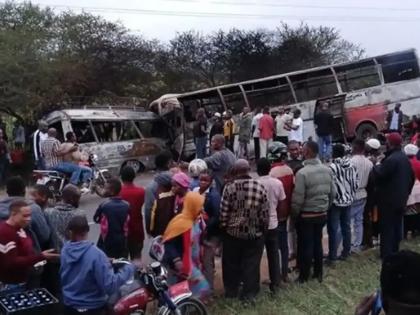 Tanzania bus accident 37 killed 2 buses collide 30 injured Moshi–Tanga highway in the Kilimanjaro region | Tanzania bus accident: 2 बस में टक्कर, 37 की मौत और 30 घायल