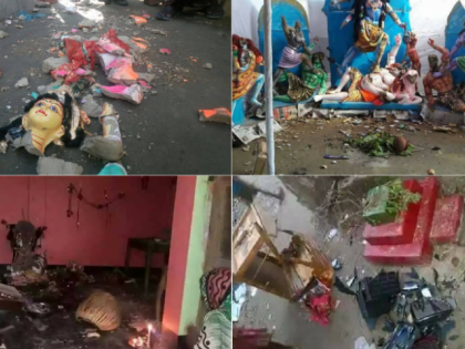 Hindu mandir demolition in Bangladesh, Khaleda zia supporters are involved | बांग्लादेश में हिंदू मंदिर में तोड़फोड़, खालिदा जिया के समर्थकों का बताया जा रहा है हांथ