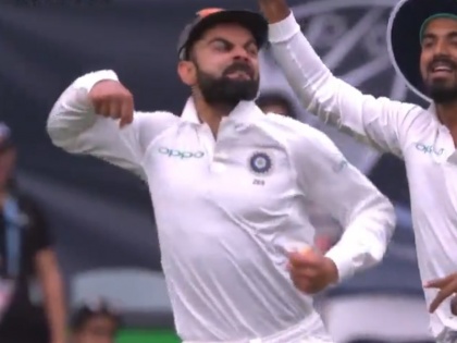 Ind vs Aus: Virat Kohli celebration after Ishant Sharma dismissal Aaron Finch | Video: जब ईशांत शर्मा ने पहले ही ओवर में फिंच को किया आउट, कुछ ऐसा था कोहली का रिएक्शन