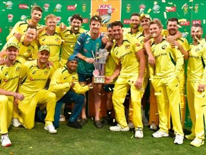 South Africa vs Australia, 3rd T20I  2023 Australia cleansweep South Africa 3-0 Mitchell Marsh 3 match 186 runs 100 balls Australia skipper Player of Series Travis Head | Player of the Match | South Africa vs Australia, 3rd T20I  2023: तीन मैच, 186 रन और 100 गेंद, कप्तान मार्श का धमाका, इस पुरस्कार से सम्मानित