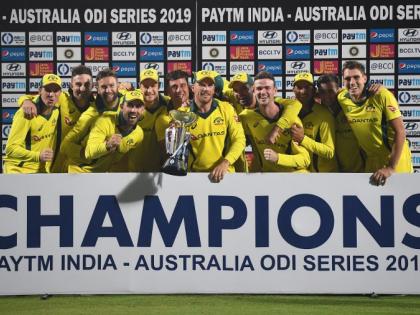 ऑस्ट्रेलिया ने 2009 के बाद से भारत में पहली वनडे सीरीज जीती (AFP)