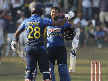 Sri Lanka score 345/8 and created highest men's ODI total without sixes against West Indies | श्रीलंकाई खिलाड़ी नहीं जड़ पाए एक भी छक्का, फिर भी रच दिया इतिहास, बनाया वनडे क्रिकेट इतिहास का बिना छक्के का सबसे बड़ा स्कोर