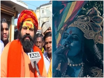 ayodhya Hanumangarhi mandir Mahant Raju Das gave controversial statement regarding poster controversy film Kali Leena Manimekalai | अयोध्या: अगर फिल्म रिलीज हुई तो ऐसा माहौल उत्पन्न कर देंगे कोई संभाल नहीं पाएगा, फिल्म 'काली' के पोस्टर विवाद को लेकर महंत राजू दास ने दिया विवादित बयान