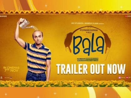 Ayushmann khurrana starrer film bala trailer video out | Bala Trailer: आयुष्मान खुराना की फिल्म 'बाला' का मजेदार ट्रेलर हुआ आउट, हंस-हंसकर लोट पोट हो जाएंगे आप