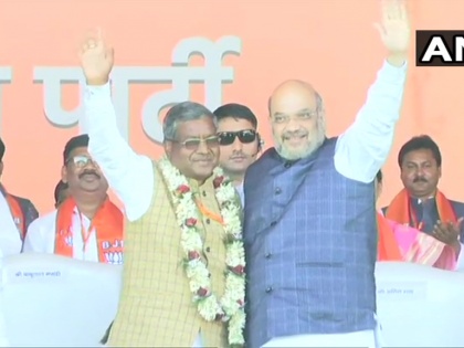 Babulal Marandi back in BJP after 14 years, Jharkhand Vikas Morcha (JVM) merges BJP in the presence oAmit Shah | बाबूलाल मरांडी की 14 साल बाद पार्टी में वापसी, अमित शाह की मौजूदगी में झारखंड विकास मोर्चा का BJP में हुआ विलय