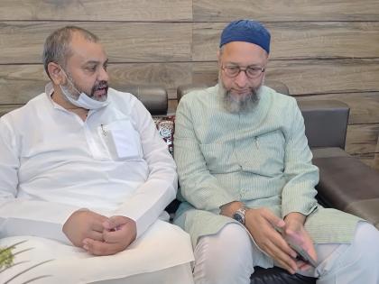 Bihar Toppers Scam Bachcha Rai Patna Vaishali Mastermind met Asaduddin Owaisi AIMIM candidate from Mahua seat see pics video | कौन है बच्चा राय?, असदुद्दीन ओवैसी से मुलाकात और महुआ सीट से एआईएमआईएम प्रत्याशी?