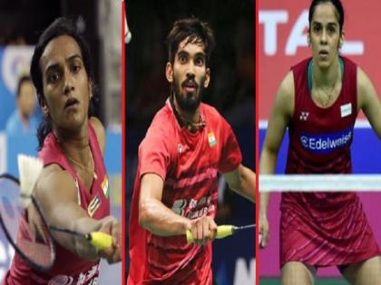commonwealth games 2018 saina nehwal pv sindhu kidambi srikanth india biggest hope for medals | कॉमनवेल्थ गेम्स 2018: सिंधु, साइना और किदांबी श्रीकांत, ये तिकड़ी करेगी ऑस्ट्रेलिया में कमाल? commonwealth games 2018 saina nehwal pv sindhu kidambi srikanth india biggest hope for medals | कॉमनवेल्थ गेम्स 2018: सिंधु, साइना और किदांबी श्रीकांत, ये तिकड़ी करेगी ऑस्ट्रेलिया में कमाल?