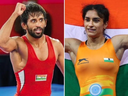 year ender 2018 bajrang punia and vinesh emerge as new star on indian wrestling | Year Ender 2018: बजरंग और विनेश भारतीय कुश्ती के नये सितारे, साक्षी-सुशील को करना पड़ा संघर्ष
