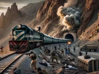 Balochistan Train Hijack Pakistan LIVE 190 hostages freed, 30 militants killed in Pakistan train seige encounter security forces militants continued second day video | Balochistan Train Hijack: रेलगाड़ी के 190 यात्रियों को बचाते हुए 30 उग्रवादी को मार गिराया?, सुरक्षा बलों-उग्रवादियों के बीच मुठभेड़ दूसरे दिन जारी, देखें वीडियो