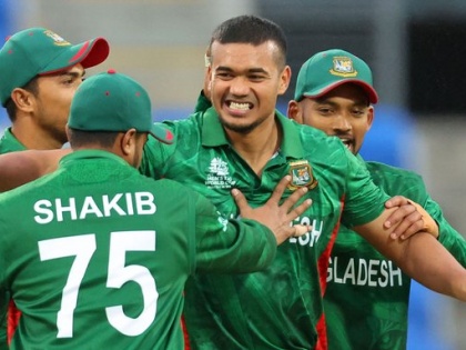 ICC T20 World Cup 2022 Bangladesh won 9 runs Taskin Ahmed 4 overs 25 runs 4 wickets Player of the Match | टी20 विश्व कपः तस्कीन अहमद का 'चौका', बांग्लादेश ने नीदरलैंड को 9 रन से हराया, प्वाइंट टेबल में नंबर एक पर
