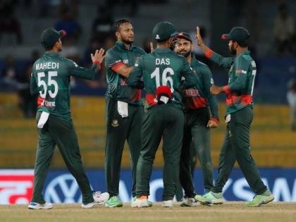 Bangladesh vs Sri Lanka World Cup 2023 warm-up match Bangladesh won by 7 wkts 48 balls won first | Bangladesh vs Sri Lanka World Cup 2023 warm-up match: अभ्यास मैच में बांग्लादेश ने श्रीलंका को 7 विकेट से हराया, 48 गेंद पहले मारी बाजी