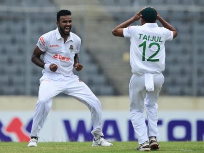 Bangladesh vs Afghanistan 2023 AFG all out 146 BAN 382-134-1 Bangladesh lead 370 runs 16 wickets fell second day Nijat Masood 5 wickets | Bangladesh vs Afghanistan 2023: अफगानिस्तान की टीम 146 पर आउट, दूसरे दिन 16 विकेट गिरे, बांग्लादेश को 370 रन की बढ़त, टेस्ट डेब्यू में इस खिलाड़ी ने झटके 5 विकेट
