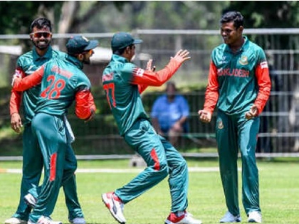 ICC U-19 World Cup: Bangladesh beat Scotland by seven wickets | U-19 World Cup: बांग्लादेश ने स्कॉटलैंड को 7 विकेट से हराया, ग्रुप-सी में टॉप पर पहुंचा