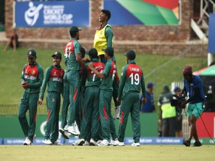 ICC Under-19 World Cup: Bangladesh Beat South Africa by 104 Runs to Enter Semis | U-19 वर्ल्ड कप: बांग्लादेश ने दक्षिण अफ्रीका को 104 रन से रौंदा, सेमीफाइनल में बनाई जगह