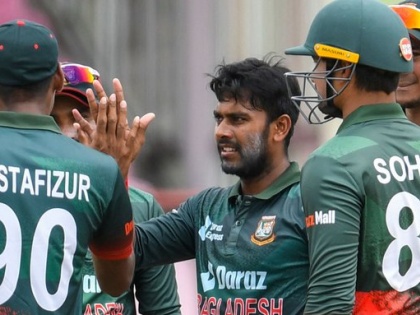 West Indies vs Bangladesh Series Bang won 6 wkts PLAYER OF THE MATCH Mehidy Hasan 36 runs 3 wickets | West Indies vs Bangladesh Series: वेस्टइंडीज के मौजूदा दौरे पर बांग्लादेश का खाता खुला, छह विकेट की जीत के साथ पहली जीत दर्ज