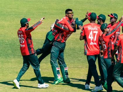 ZIM vs BAN 2nd T20I Bangladesh registers comfortable win Zimbabwe, series levelled at 1-1 Mosaddek Hossain took 5 wickets Bangladesh injury new captain Nurul Hasan | ZIM vs BAN 2nd T20I: बांग्लादेश ने जिंबाब्वे को हराया, सीरीज 1-1 से बराबर, हुसैन ने झटके 5 विकेट, बांग्लादेश के नए कप्तान को झटका