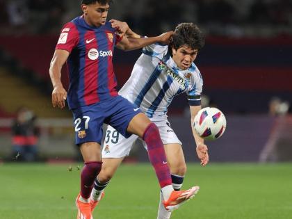 La Liga 2023-24 2-0 win over Real Sociedad Barcelona overtakes Verona second place points table with 76 points see point table | La Liga 2023-24: रीयाल सोसीदाद पर 2-0 से जीत, गिरोना को पछाड़कर अंक तालिका में 76 अंक के साथ दूसरे स्थान पर बार्सीलोना, देखें प्वाइंट टेबल La Liga 2023-24 2-0 win over Real Sociedad Barcelona overtakes Verona second place points table with 76 points see point table | La Liga 2023-24: रीयाल सोसीदाद पर 2-0 से जीत, गिरोना को पछाड़कर अंक तालिका में 76 अंक के साथ दूसरे स्थान पर बार्सीलोना, देखें प्वाइंट टेबल