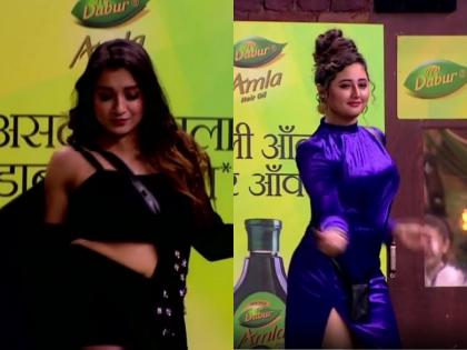 BB13: Rashami, Shehnaaz, Shefali Bagga, Mahira and Madhurima take to the ramp | BB13: बिग बॅास के घर में दिखा फैशन शो का तड़का, शहनाज-रश्मि ने किया रैंप वॅाक