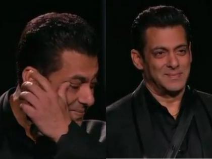 BB13: Salman Khan cried watching this big surprise of Big Boss, watch video | BB13: बिग बॉस के इस बिग सरप्राइज को देखकर रो दिए सलमान खान, देखें Video BB13: Salman Khan cried watching this big surprise of Big Boss, watch video | BB13: बिग बॉस के इस बिग सरप्राइज को देखकर रो दिए सलमान खान, देखें Video