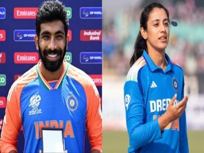 BCCI Awards: Jaspreet Bumrah awarded best male cricketer and Smriti Mandhana awarded in women's category | BCCI Awards: जसप्रीत बुमराह को सर्वश्रेष्ठ पुरुष क्रिकेटर और स्मृति मंधाना को महिला वर्ग में मिला सम्मान