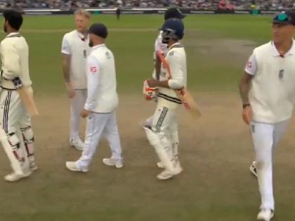 Ben Stokes exposed the video of him not shaking hands with Ravindra Jadeja and Washington sundar real truth came out | बेन स्टोक्स ने जडेजा और वॉशिंगटन से हाथ न मिलाने वाले वीडियो की खुली पोल, असली सच आया सामने