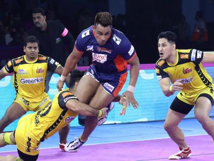 Pro Kabaddi League 2019: Bengal Warriors beat Telugu Titans by 40-39 | Pro Kabaddi: बंगाल वॉरियर्स ने तेलुगू टाइटंस को 40-39 से दी मात, प्वाइंट टेबल में टॉप पर पहुंची टीम