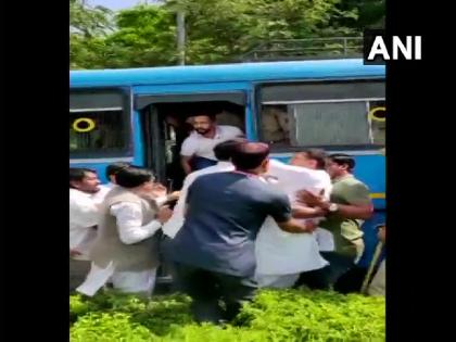 kamal nath s minister jitu patwari went to meet rebel congress mlas in bengaluru arrested | ब्रेकिंग न्यूज़: कांग्रेस के बागी विधायकों को मनाने बेंगलुरु पहुंचे कमलनाथ के मंत्री, पुलिस के साथ हाथापाई, गिरफ्तार