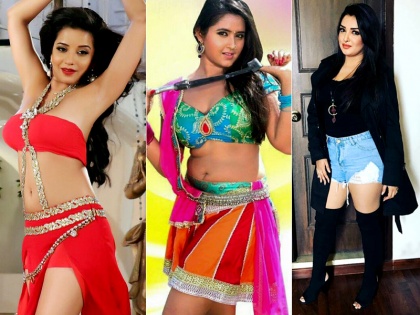 Hot bhojpuri movie actresses | मिलिए भोजपुरी हीरोइनों से, जो बॉलीवुड हीरोइनों की छुट्टी कर दें