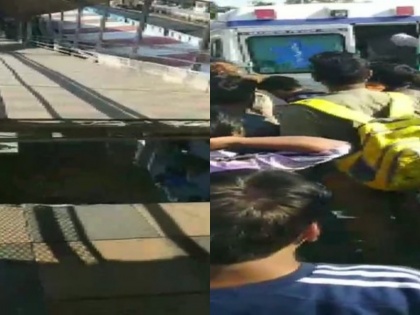many people injured due to major accident at footover bridge collapsed at Bhopal railway station update news | मध्य प्रदेश: भोपाल रेलवे स्टेशन पर बड़ा हादसा, फुटओवर ब्रिज गिरने से 6 लोग घायल