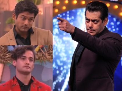 Bigg Boss 13: Salman Khan fiercely slams Siddharth Shukla and Asim Riaz in Weekend ka War | Bigg Boss 13: सलमान खान ने सिद्धार्थ शुक्ला और आसिम रियाज को जमकर फटकारा, सिद्धार्थ को दे डाला चैलेंज